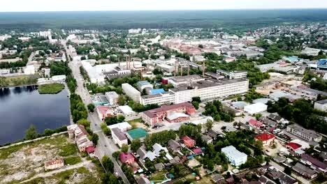 Panoramische-Luftaufnahme-der-Stadt-von-Gus-Khrustalny