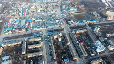 Panoramic-Aerial-drone-view-of-city