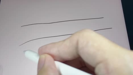 Touch-pen,-close-up-video-clip