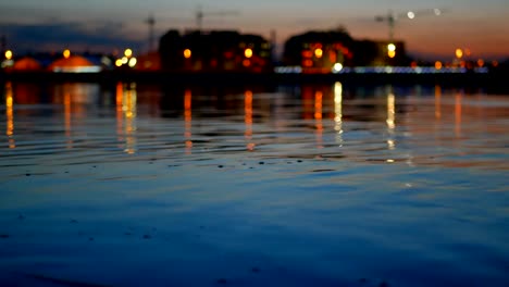 Sunset-river-city-water