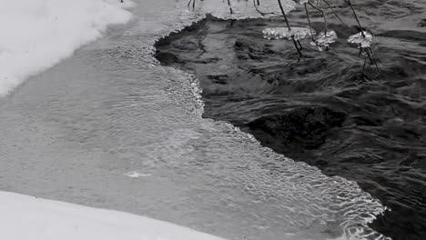 ice-in-the-river-during-the-day