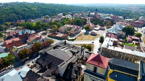 Panoramic-Aerial-drone-view-of-city