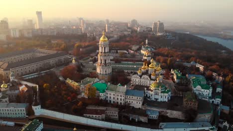 Aerial-view-Kiev-Pechersky-Monastery-in-Ukraine