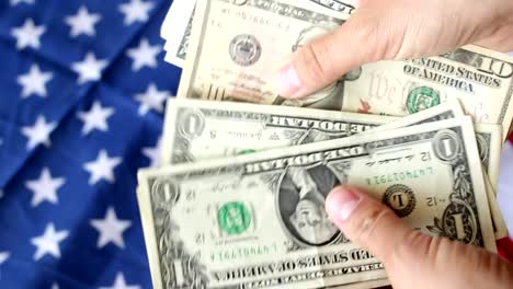 counting-dollars-with-flag