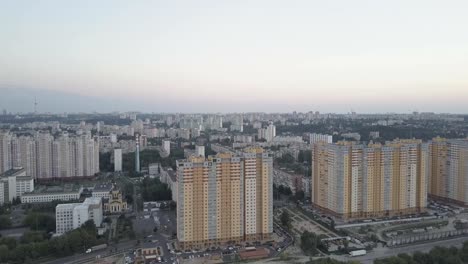 Aerial-view.-Megapolis.-The-sleeping-area-of-the-city-of-Kiev