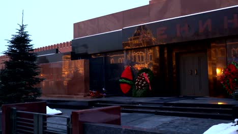 Lenin's-Mausoleum.-Red-Square,-Moscow