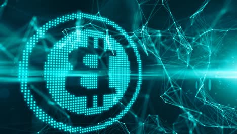 Red-de-cifrado-digital-de-cripto-moneda-Bitcoin-blockchain-por-dinero