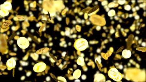 HD-Loopable-Background-with-nice-falling-golden-coins