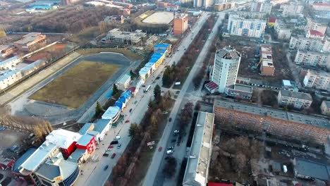 Vista-panorámica-de-drones-aéreos-de-la-ciudad