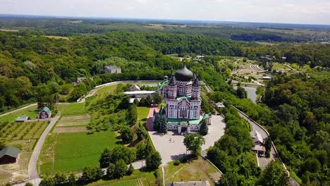 Aerial-view-of-St.-Panteleimon's-Cathedral-in-Kiev