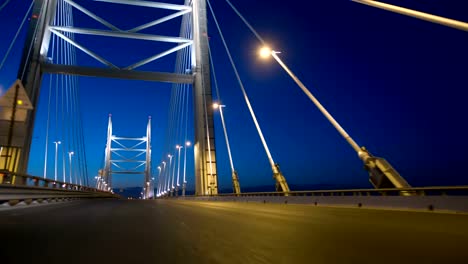 New-stylish-expressway-Western-Speed-Diameter-in-St.-Petersburg-at-night