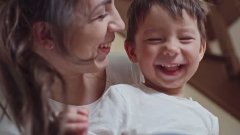 Boy-Having-Fun-with-Mother