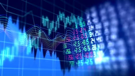 4-k-Schleife-finanzielle-Diagramm-Hintergrund-Material