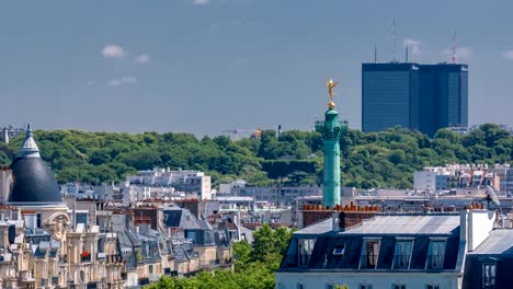 Panorama-von-Paris-Zeitraffer.-Blick-vom-Gebäude-der-arabischen-Welt-Institut-Institut-du-Monde-Arabe.-Frankreich