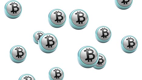 El-icono-de-bitcoin.-Bucle.-Canal-alfa.