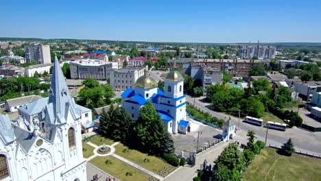 the-concept-of-friendship-of-religions-Orthodox-and-Catholic-churches-stand-nearby-in-the-city