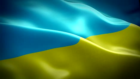 Die-Ukraine-schwenkt-Flagge.-Nationale-3D-ukrainische-Flagge-winkt.-Schild-der-Ukraine-nahtlose-Loop-Animation.-Ukrainische-Flagge-HD-Auflösung-Hintergrund.-Ukraine-Flagge-Closeup-1080p-Full-HD-Video-für-Präsentation