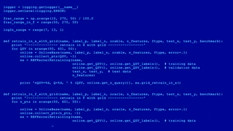 Flujo-de-flujo-de-datos-de-código-de-hacking-3D-en-azul-.-Pantalla-con-símbolos-de-codificación-de-escritura