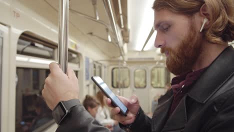 Red-haired-Man-Travelling-by-Underground