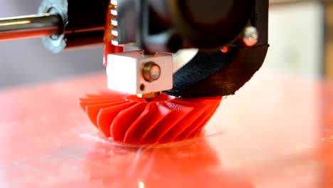 3D-printer-prints-the-figure-close-up