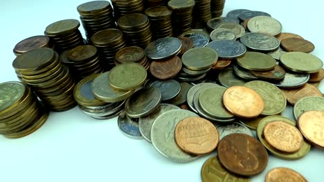 Coins-isolated-on-white-background