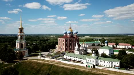 Image-of--Kremlin-and--Cathedral-in-Ryazan-city