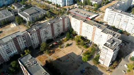 Aerial-view-of-Residential-multi-storey-buildings-in-the-city