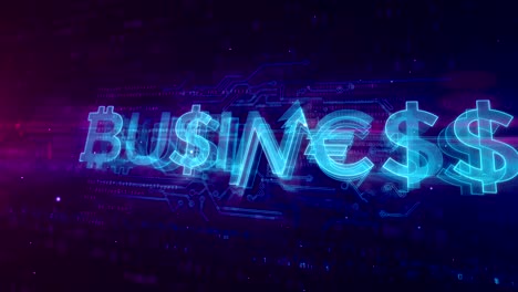 Business-Hologramm-Konzept