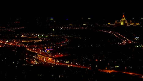 Moscow-at-night-top-view