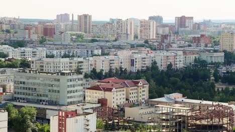 Developing-metropolis-in-summer-afternoon