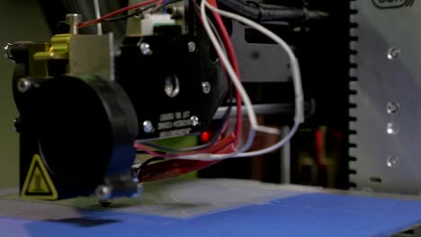 3D-printing-in-process-with-plastic-wire-filament-on-3D-printer