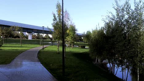 Alley-near-cascade-pond