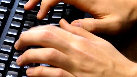 Close-Up-of-a-Typist-Typing