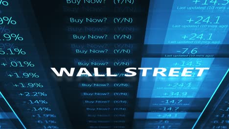 Wall-Street-Typografie-über-filmische-blaue-Börsenticker