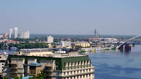 Panorama-Videobild-Stadtbild-Top-Ansicht