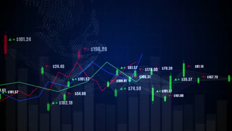 Gráfico-de-velas-con-datos-digitales,-tendencia-alcista-o-tendencia-a-la-baja-del-precio-del-mercado-de-valores-o-de-la-bolsa-de-valores,-inversión-y-concepto-financiero.