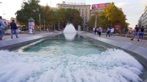 Nikola-Pasic-square-and-the-iconic-fountain-in-the-heart-of-Belgrade