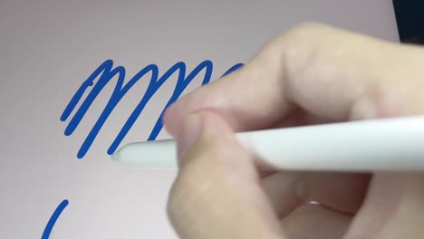 Touch-pen,-close-up-video-clip