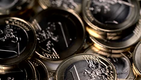 rotating-background-of-one-euro-coins