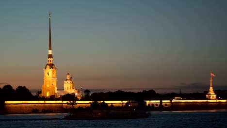 Peter-and-Paul-Fortress-at-night-St.-Petersburg