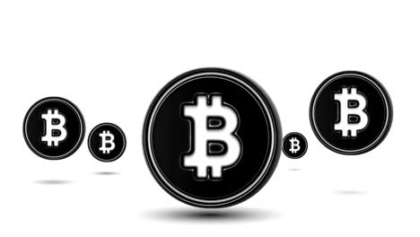 El-icono-de-bitcoin.-Bucle.-Canal-alfa.