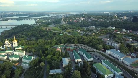 Aerial-View-Of-Kiev-Pechersk-Lavra,-Kyiv,-Ukraine