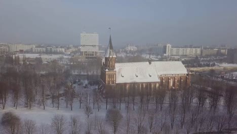 Die-Kathedrale-in-Kaliningrad,-Russland