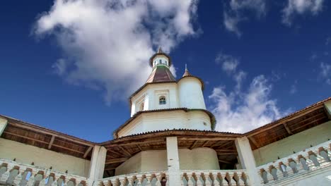 Resurrection-Monastery-against-the-sky--is-a-major-monastery-of-the-Russian-Orthodox-Church-in-Moscow-region,-Russia