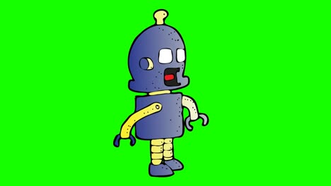 dibujado-a-mano-verde-animación-de-fondo-de-personaje-robot-explicado