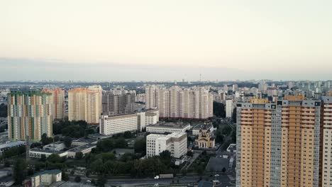 Aerial-view.-Megapolis.-The-sleeping-area-of-the-city-of-Kiev