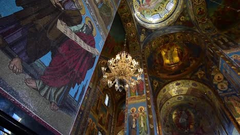 Beautiful-Interior-inside-the-Church-of-the-Savior-on-Spilled-Blood-main-sights-of-Saint-Petersburg