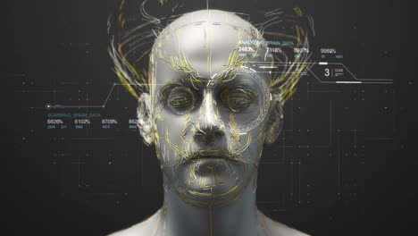 Abstract-Robot-Head-With-Cables-And-HUD-Around-His-Head-Slowly-Rotating