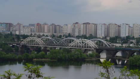 Kiev-Ukaine-Dnipro-river-left-coast-panorama-spring-landscape