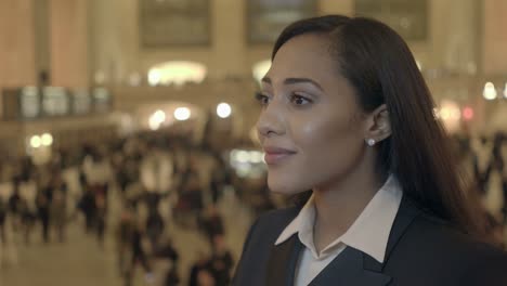 Young-Attractive-Black-Women-Using-Tablet-Computer-Searching-the-Web-Online.-African-American-Female-in-Business-Suit-Connecting-with-Social-Media.-Urban-Lifestyle-Background